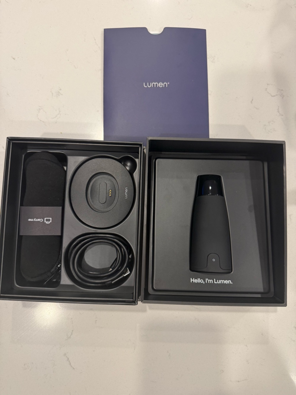Lumen Breath Metabolic Coach Device - Black